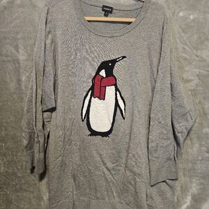 TORRID Penguin Sweater, Oversized 5x